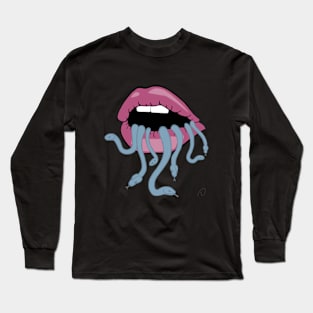 Snake&Lip Long Sleeve T-Shirt